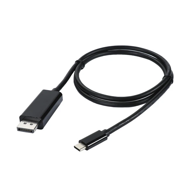 USB 3.1 টাইপ সি পুরুষ থেকে DP পুরুষ অ্যাডাপ্টার কেবল