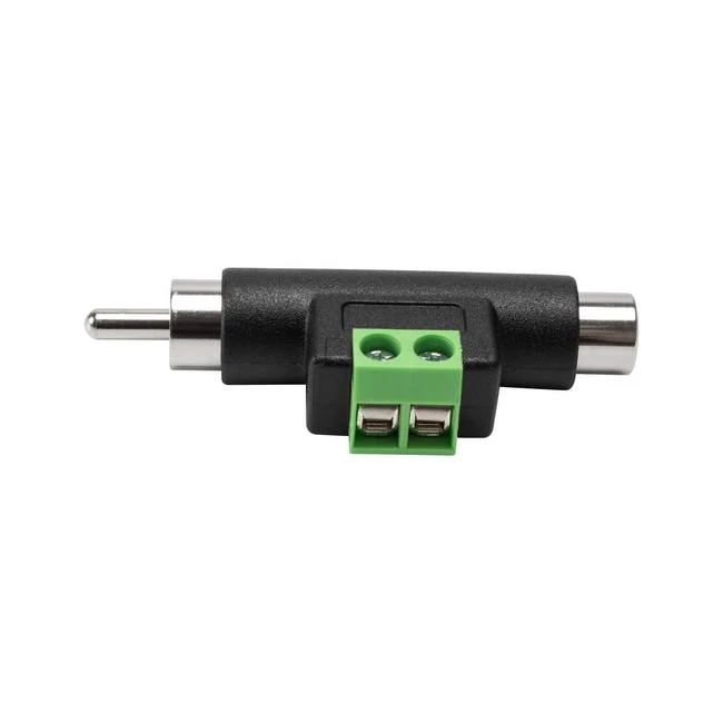 AV টার্মিনাল ব্লকে 2--1 RCA পুরুষ এবং মহিলা